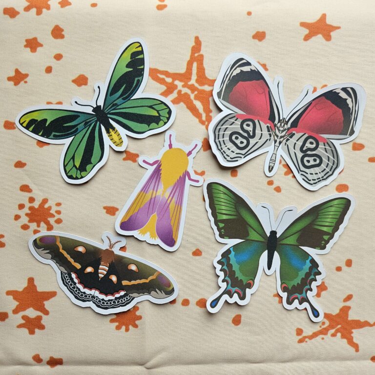 Sticker papier Papillon